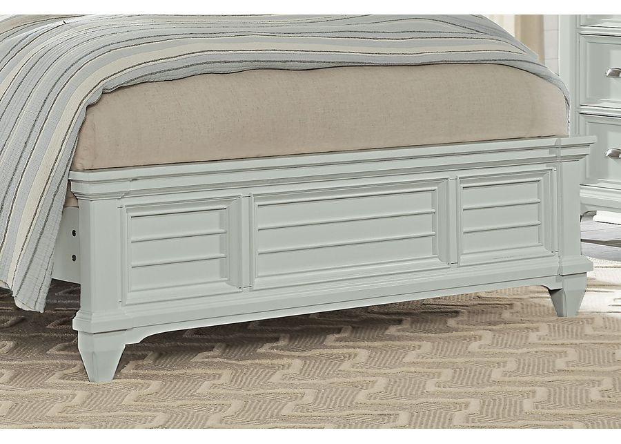 Hilton Head Mint 7 Pc King Panel Bedroom