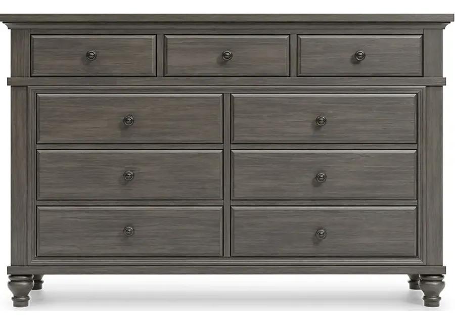 Lake Town Gray 7 Pc King Panel Bedroom