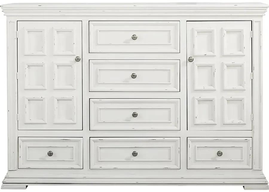 Folkston Bay White 5 Pc Queen Bedroom