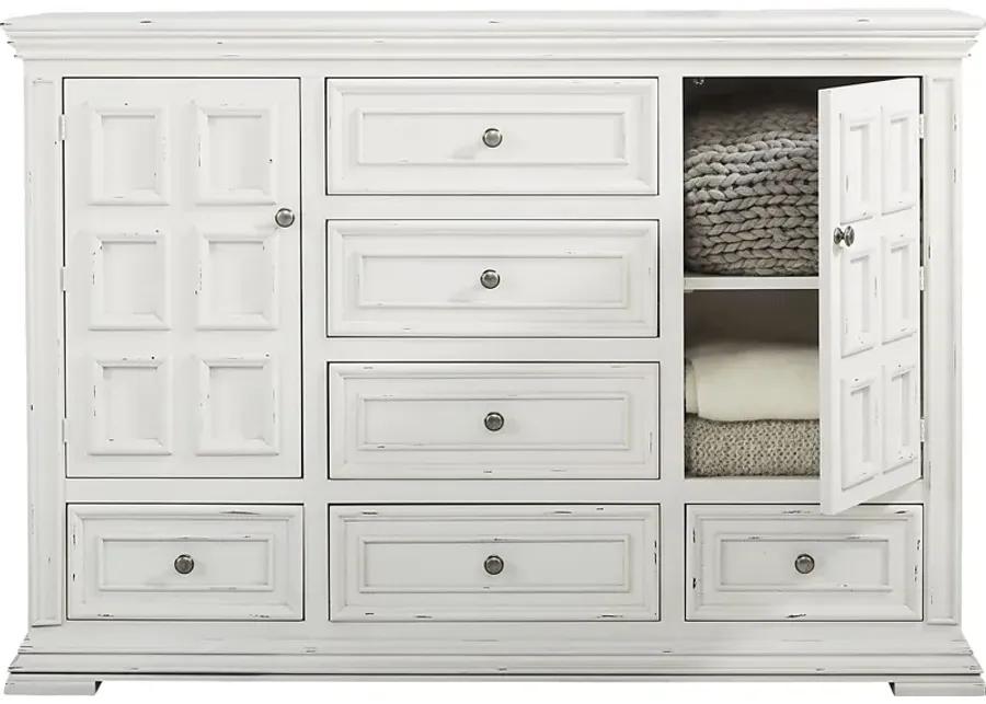 Folkston Bay White 5 Pc Queen Bedroom