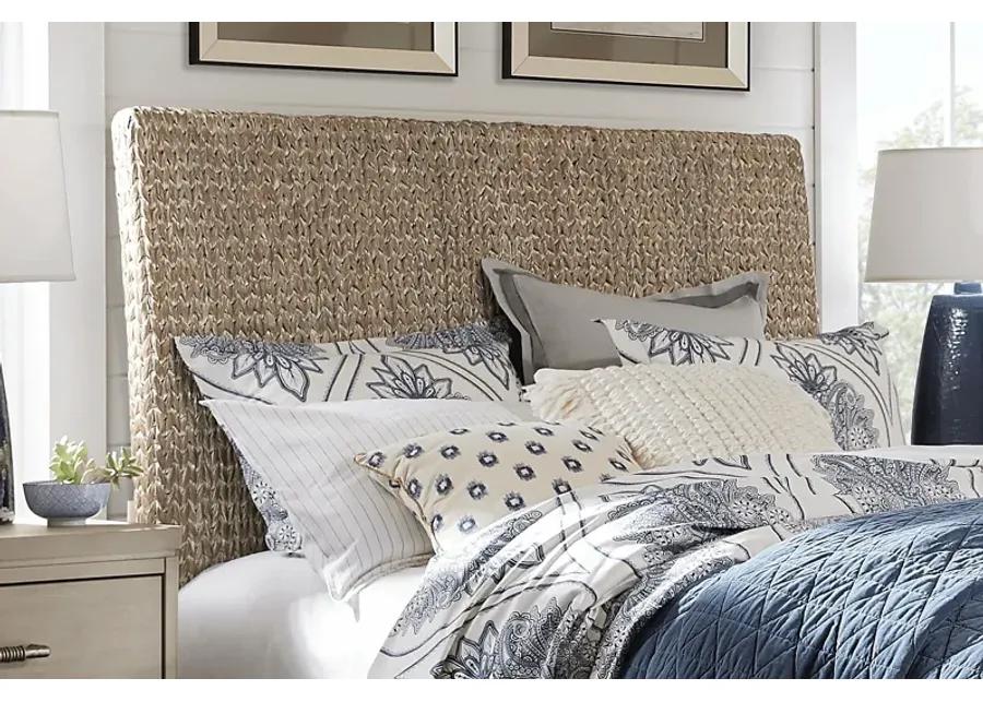 Golden Isles Gray 5 Pc Queen Woven Bedroom