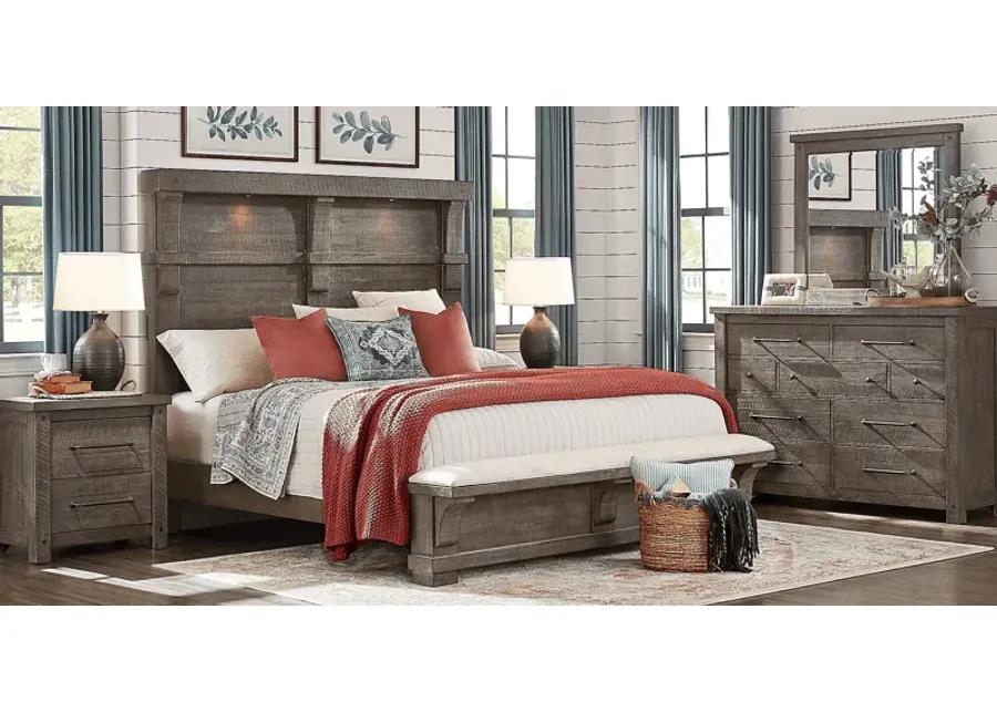 Bretten Crossing Gray 5 Pc Queen Bedroom