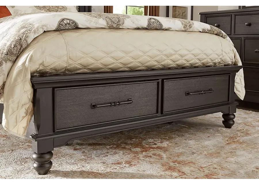 Park Grove Black King Storage Bed