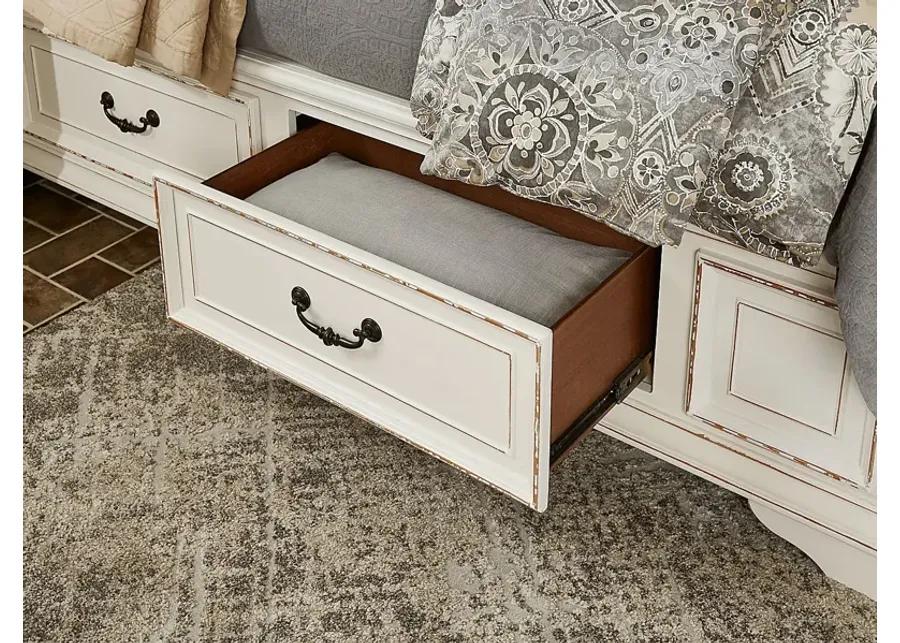 Marien Park White 7 Pc Queen Storage Bedroom