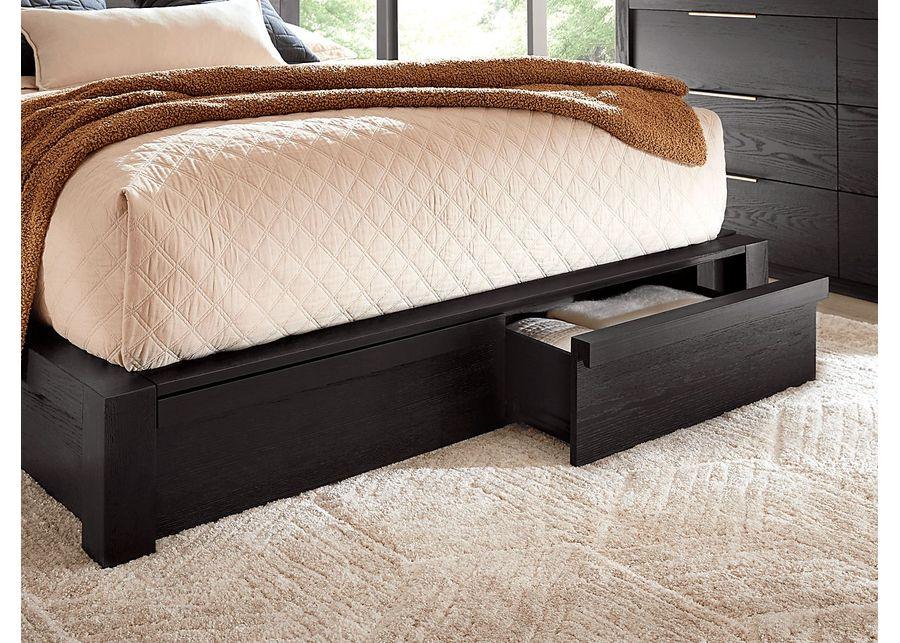 Easton Park Black 5 Pc Queen Storage Bedroom