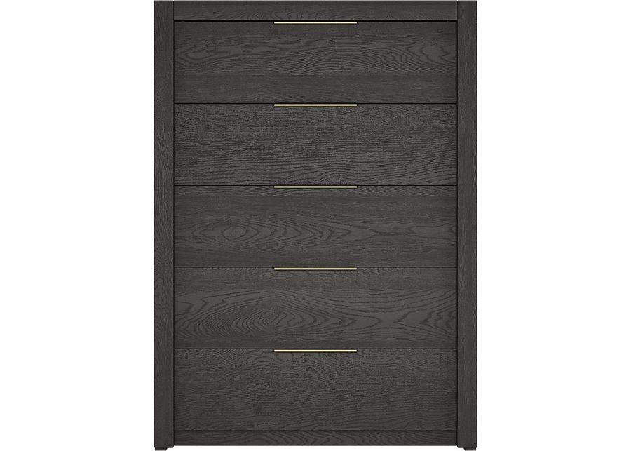 Easton Park Black 5 Pc Queen Storage Bedroom