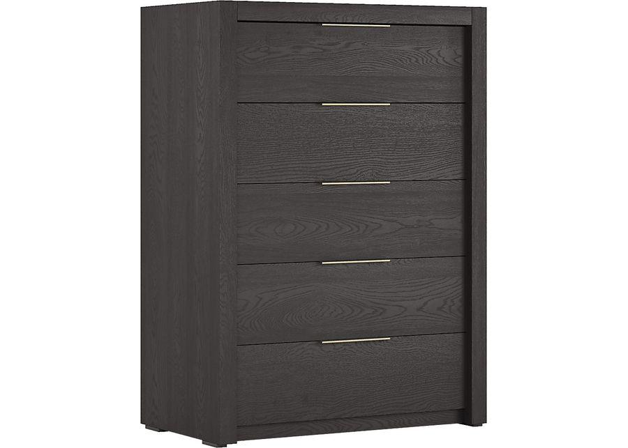 Easton Park Black 5 Pc Queen Storage Bedroom