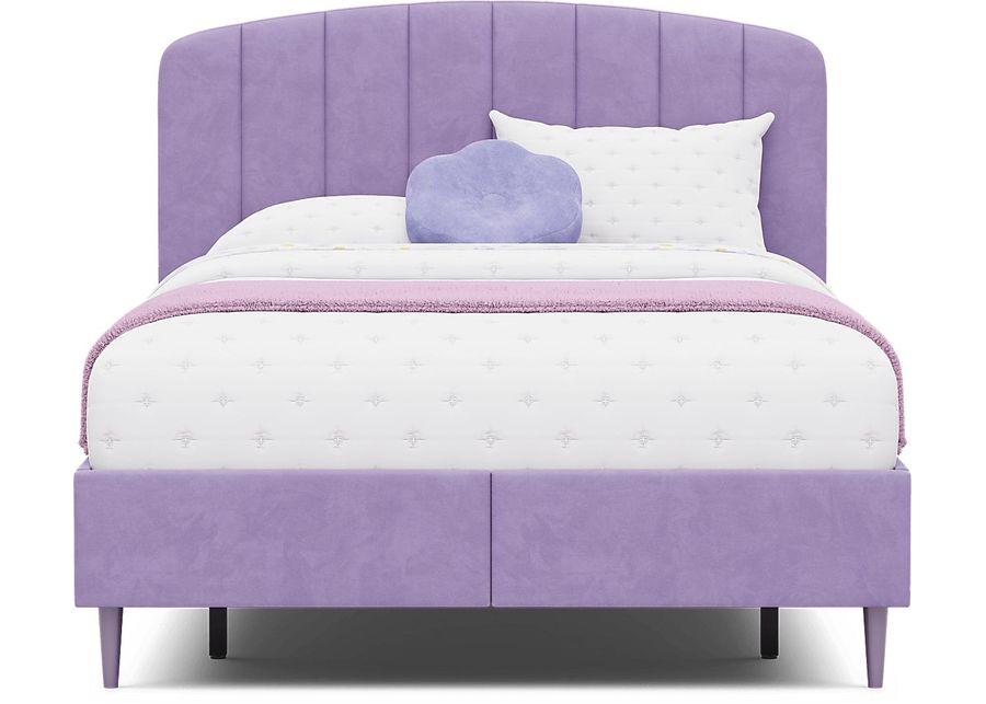 Kids Gwyneth Lavender 3 Pc Full Upholstered Storage Bed