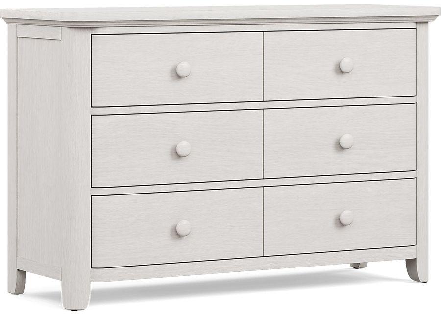 Kids South Bend Washed White Dresser