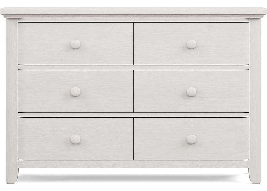 Kids South Bend Washed White Dresser