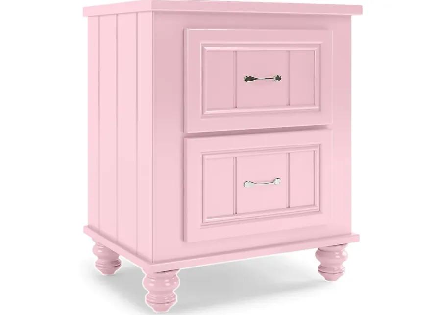 Kids Cottage Colors Pink Nightstand