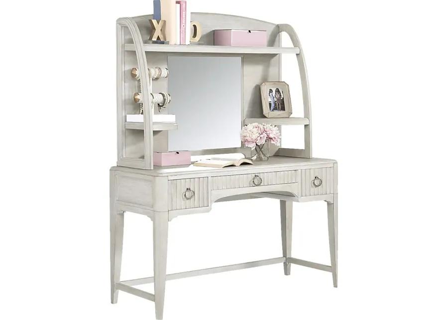 Kids reGen&trade; Vivien White Desk & Hutch Set