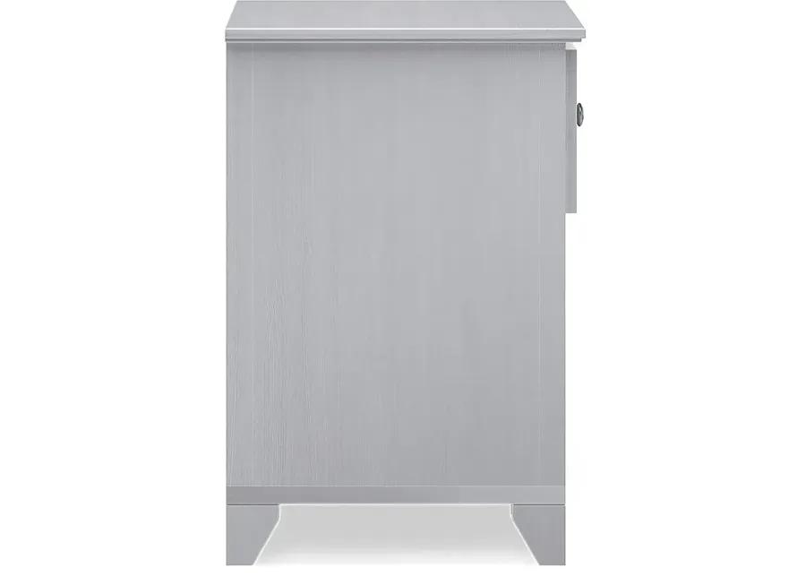 Kids Springtown Gray Wash Nightstand