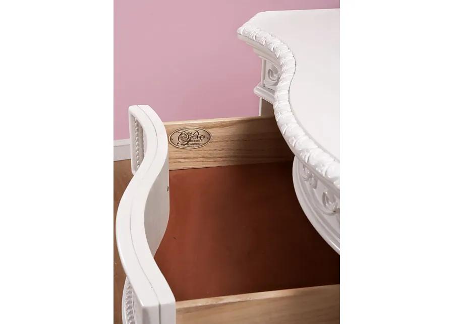 Disney Princess Fairytale White 4 Pc Nursery with Toddler Rails