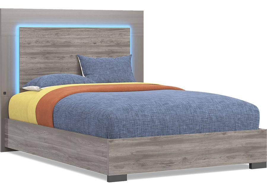 Kids Park Peak Gray 5 Pc Full Panel Bedroom