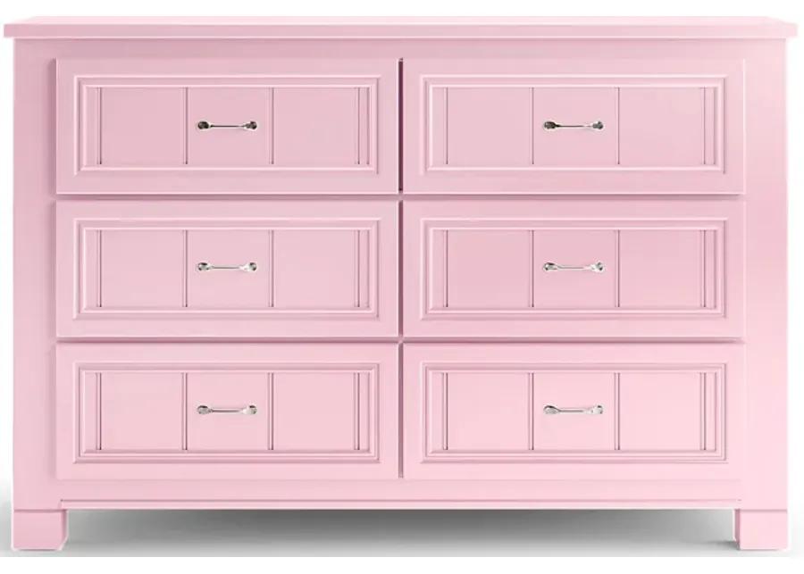 Kids Cottage Colors Pink 5 Pc Full Panel Bedroom