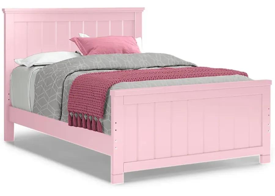 Kids Cottage Colors Pink 5 Pc Full Panel Bedroom