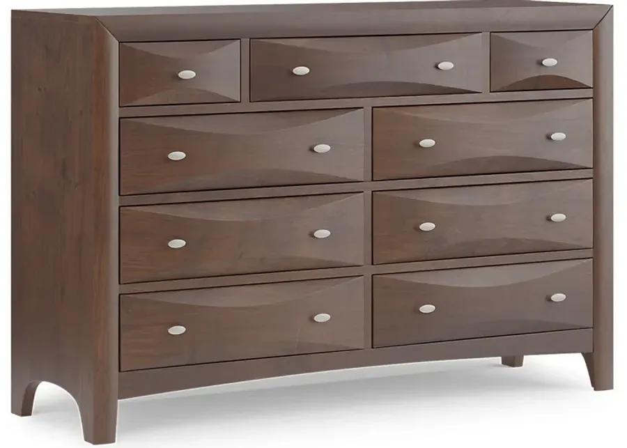 Kids Ivy League 2.0 Walnut 5 Pc Bedroom with Jaidyn Blue Full Upholstered Bed