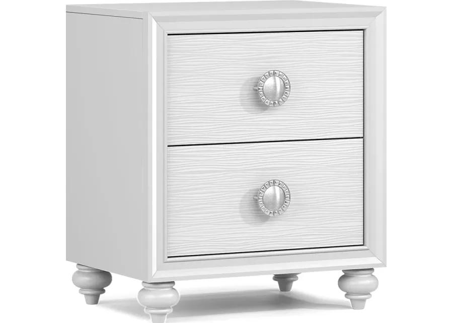 Kids Evangeline White Nightstand