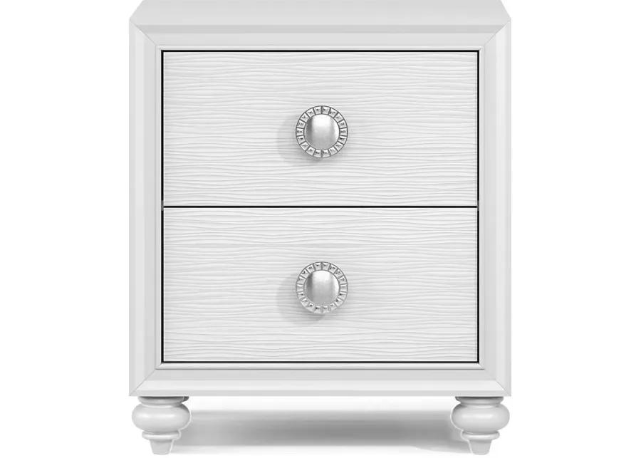 Kids Evangeline White Nightstand