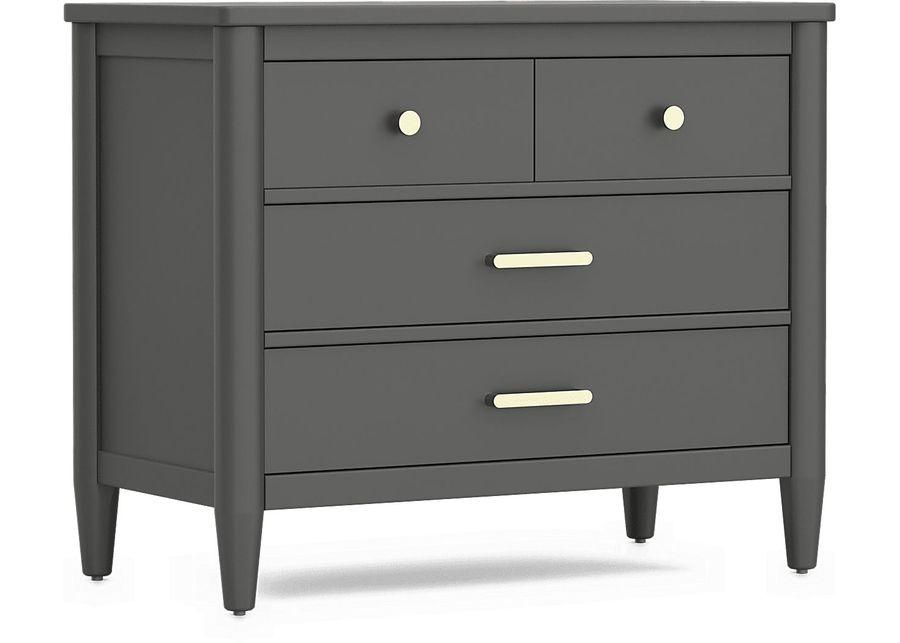 Kids Modern Colors Iron Ore Loft Chest