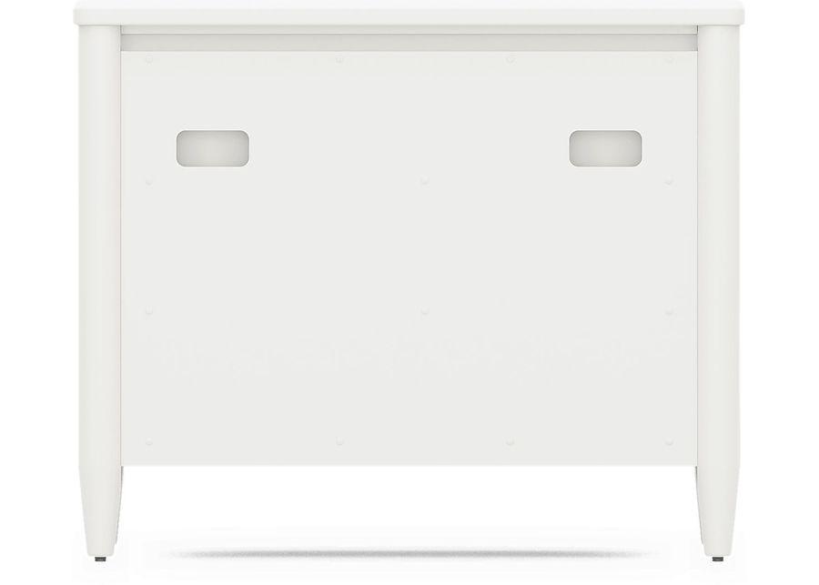 Kids Modern Colors White Loft Chest