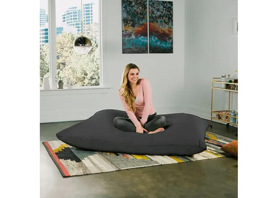 Kids Kiri Black Large Bean Bag and Floor Pillow