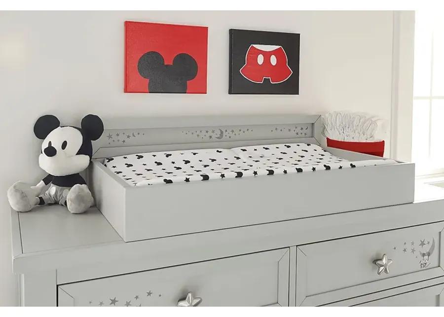 Disney Baby Starry Dreams with Mickey Mouse Gray 4 Pc Nursery with Toddler Rails