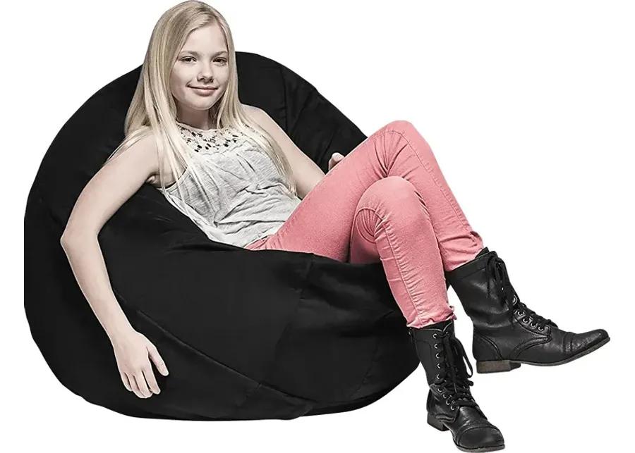 Kids Calix Black Bean Bag Chair