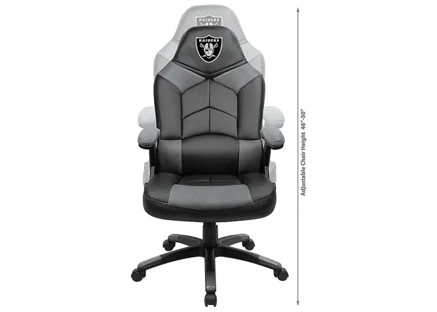 Big Team NFL Las Vegas Raiders Gray Oversized Gaming Chair