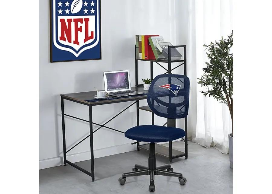 Ball Hacker NFL New England Patriots Navy Desk Chair