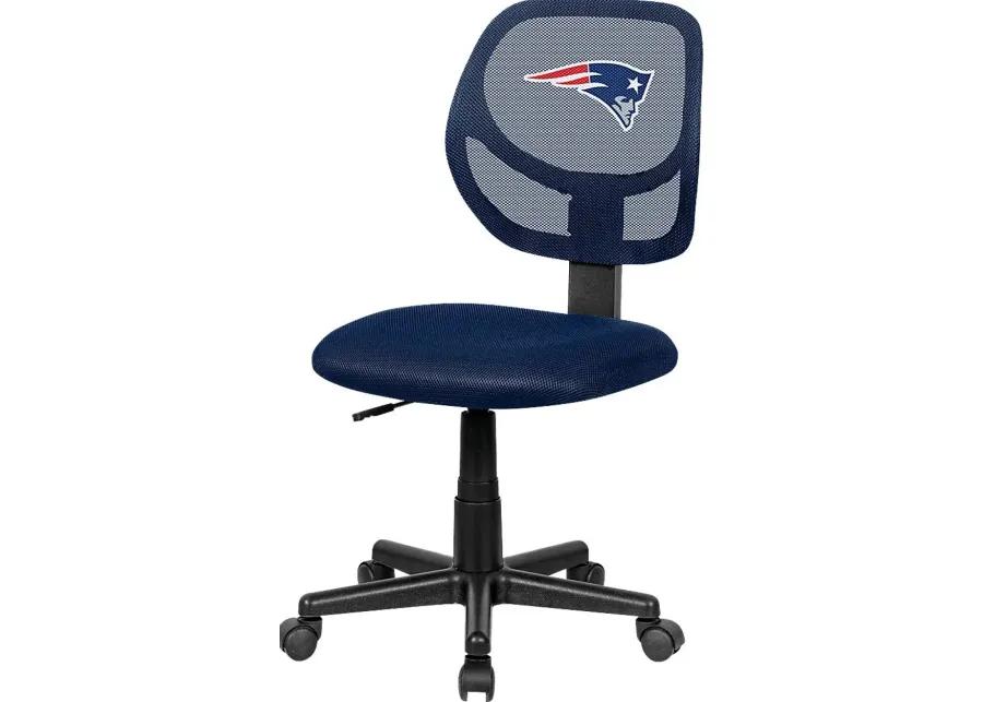 Ball Hacker NFL New England Patriots Navy Desk Chair