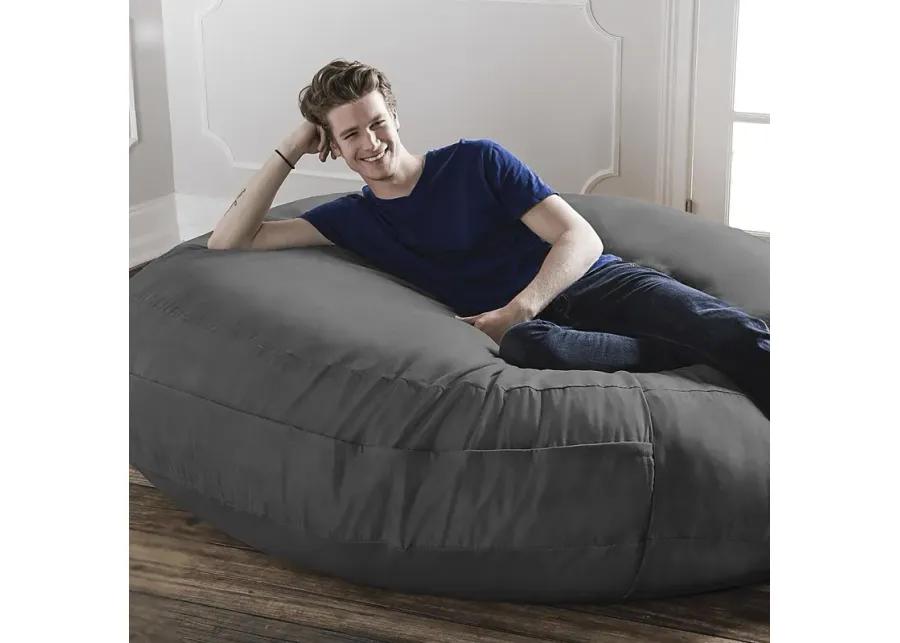 Lazy Dayz Gray Bean Bag Chair