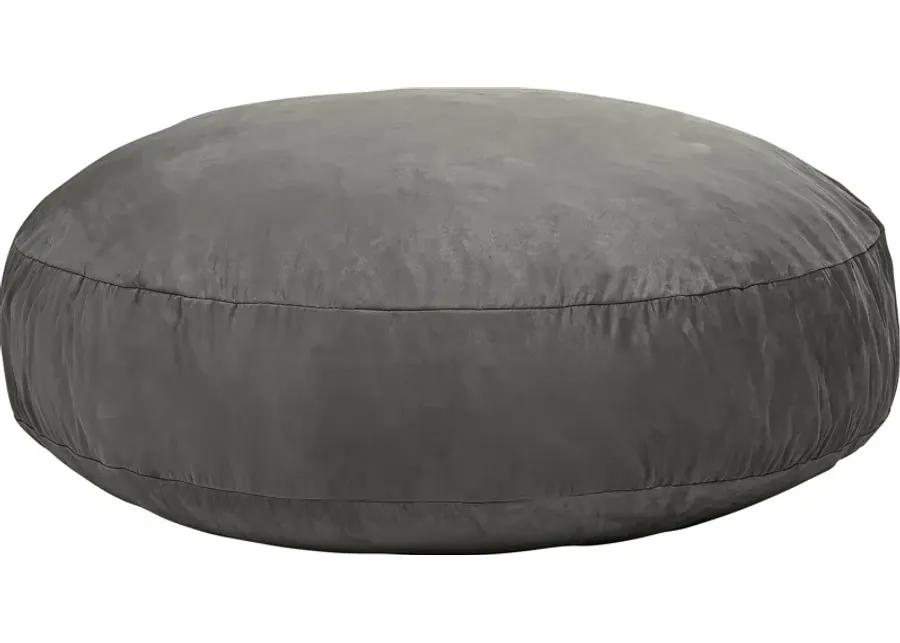 Lazy Dayz Gray Bean Bag Chair