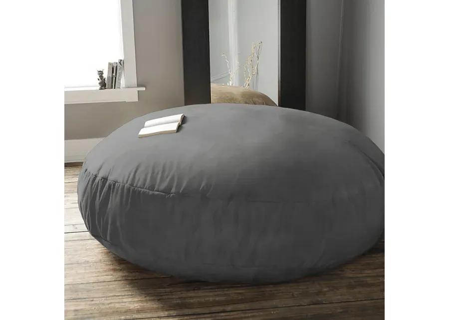 Lazy Dayz Gray Bean Bag Chair