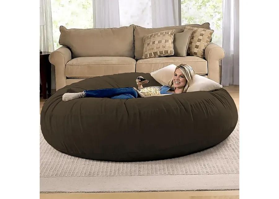 Lazy Days Brown Bean Bag Chair