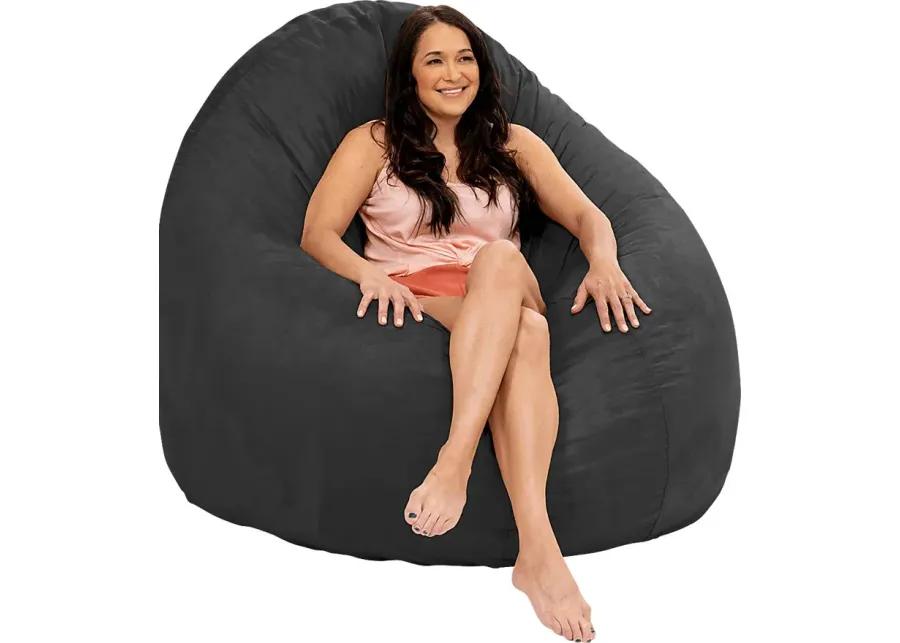 Lazy Dayz Black Bean Bag Chair