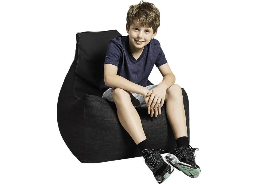 Kids Azani Black Gaming Bean Bag Chair