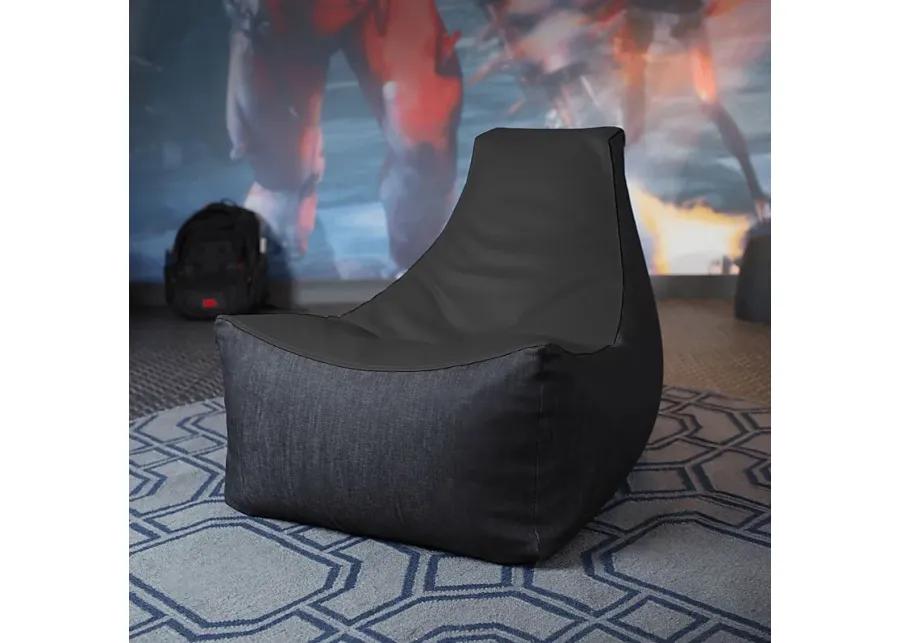 Kids Azani Black Gaming Bean Bag Chair