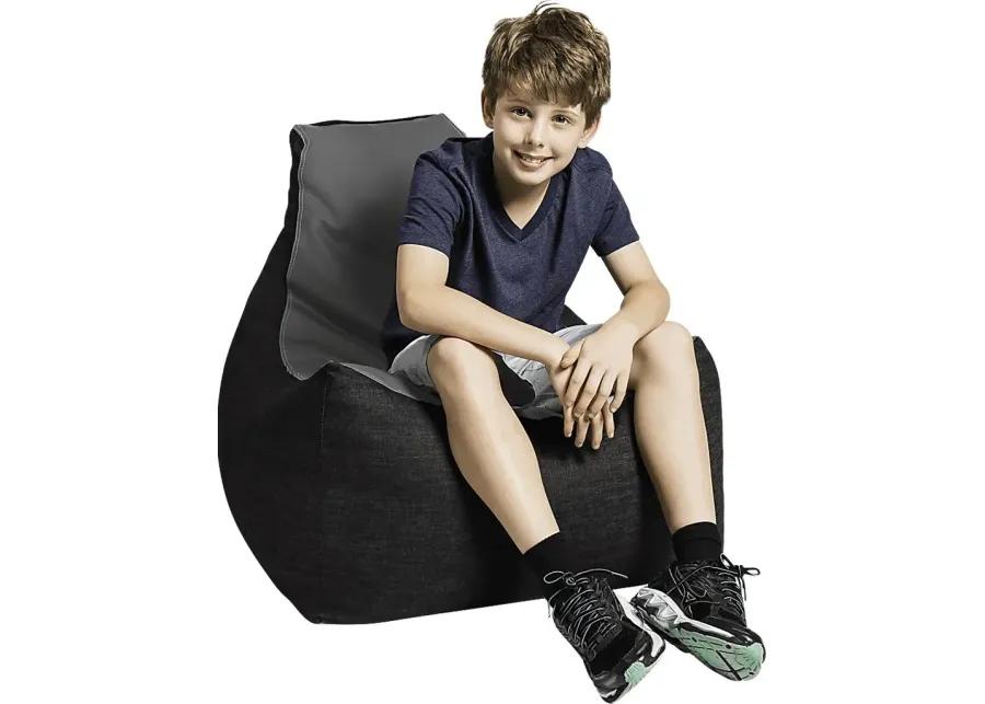 Kids Azani Gray Gaming Bean Bag Chair