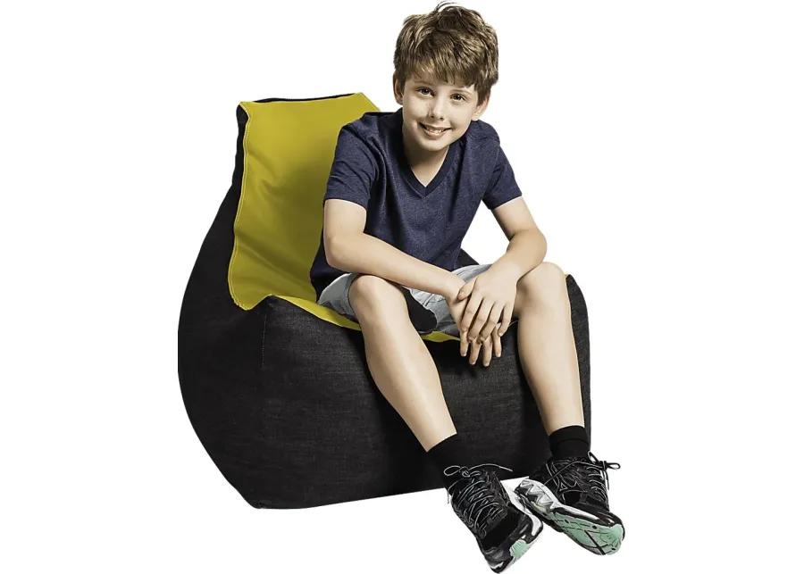 Kids Azani Yellow Gaming Bean Bag Chair
