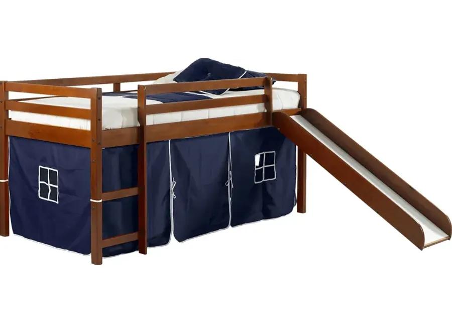 Kids Parman Blue Twin Tent Loft Bed