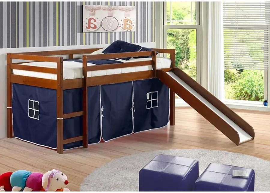 Kids Parman Blue Twin Tent Loft Bed