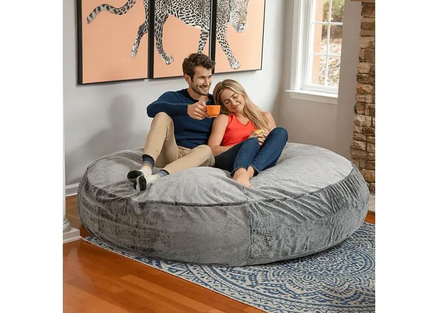 Kids Amnons Gray Bean Bag Chair