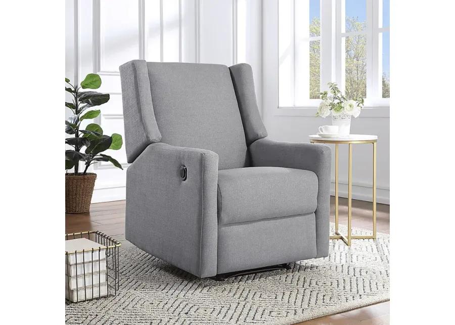 Nursery Deveron Gray Power Recliner