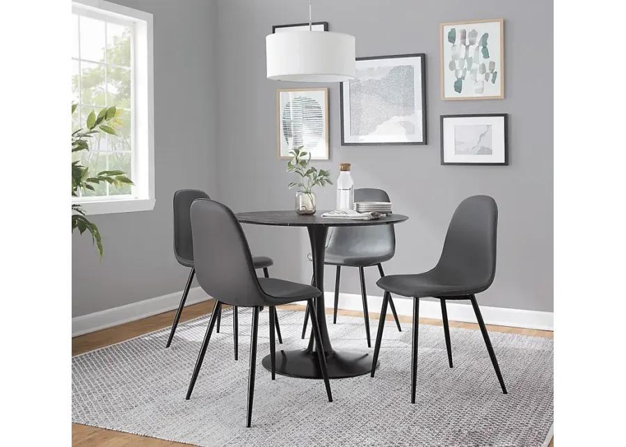 Mulroy Black Dining Table