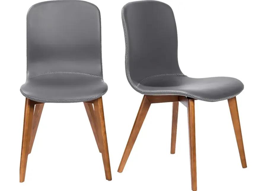 Raindale Gray Side Chair, Set of 2