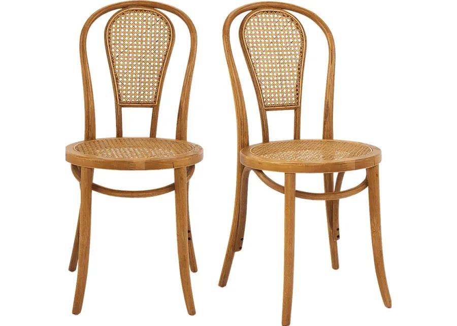 Brookins Brown Side Chair, Set of 2