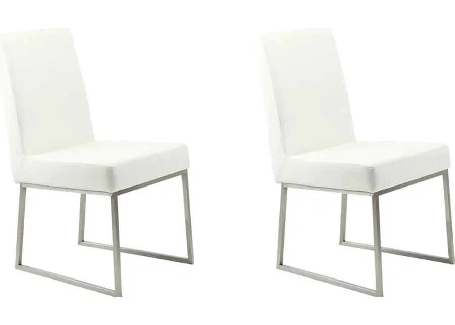 Amyruth White Side Chair, Set of 2