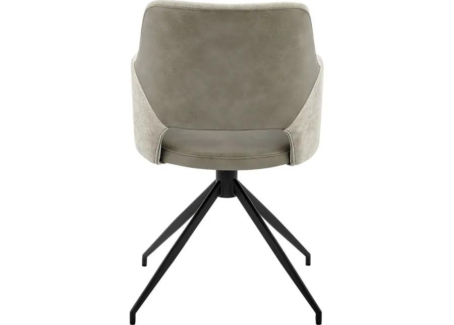 Quiment Taupe Arm Chair